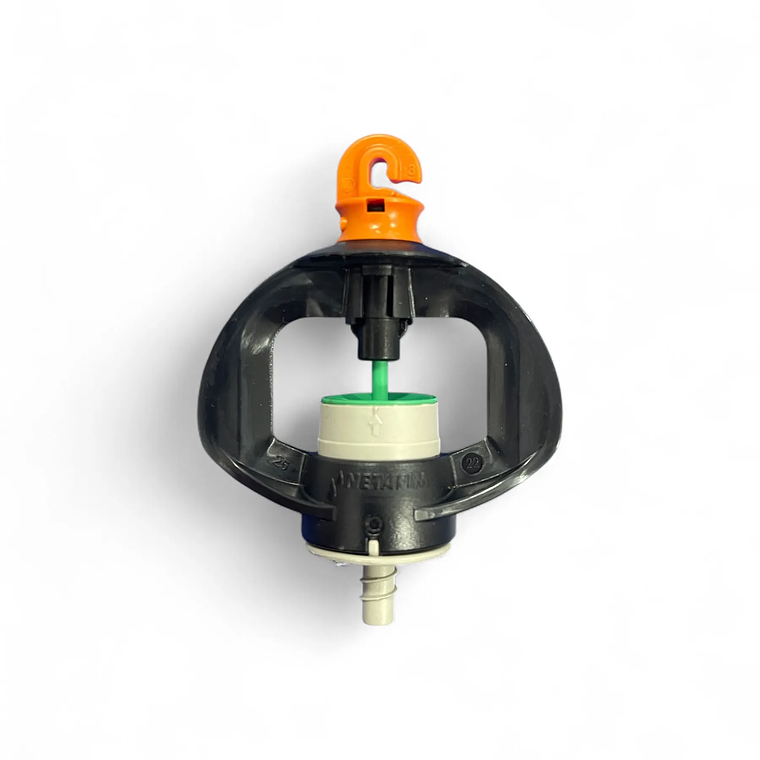MICROASPERSOR NETAFIM GYRONET UD 58L/H ROTOR VERDE BOQUILLA GRIS INVERTIDO 1