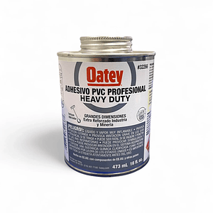 ADHESIVO OATEY 473CC GRIS GRANDES DIÁMETROS
