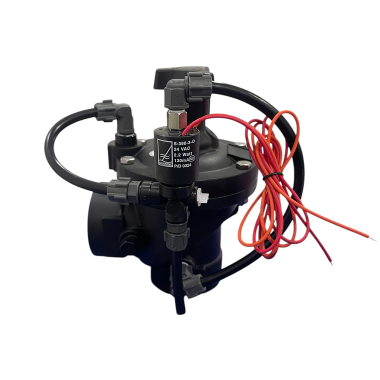 VÁLVULA SOLENOIDE ANGULAR 3 VÍAS BERMAD  1