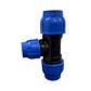 TEE DE COMPRESIÓN PARA TUBERÍA HDPE - Miniatura 2