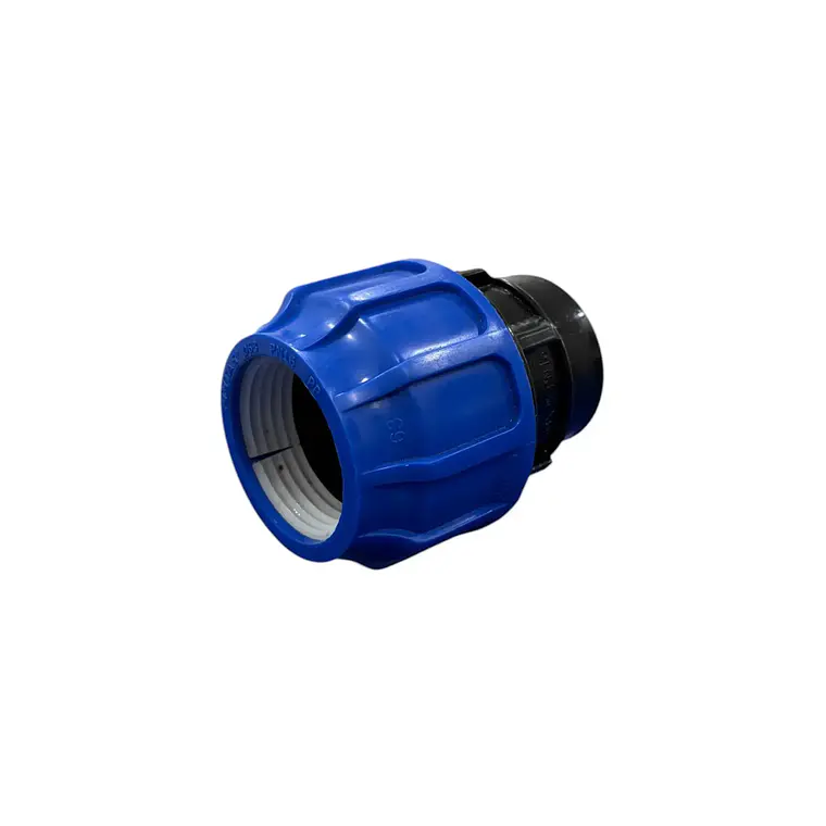 CONECTOR DE COMPRESIÓN HDPE HILO INTERIOR 1