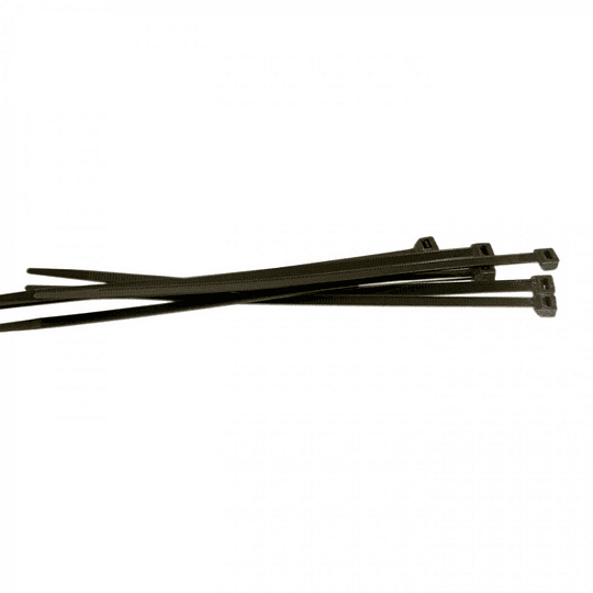 Amarra cable negra 30 cm