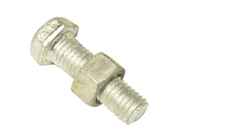 Perno Galv 5/8X2X2 H C/T