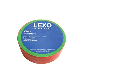 Huincha Aislante 20mt Roja Lexo