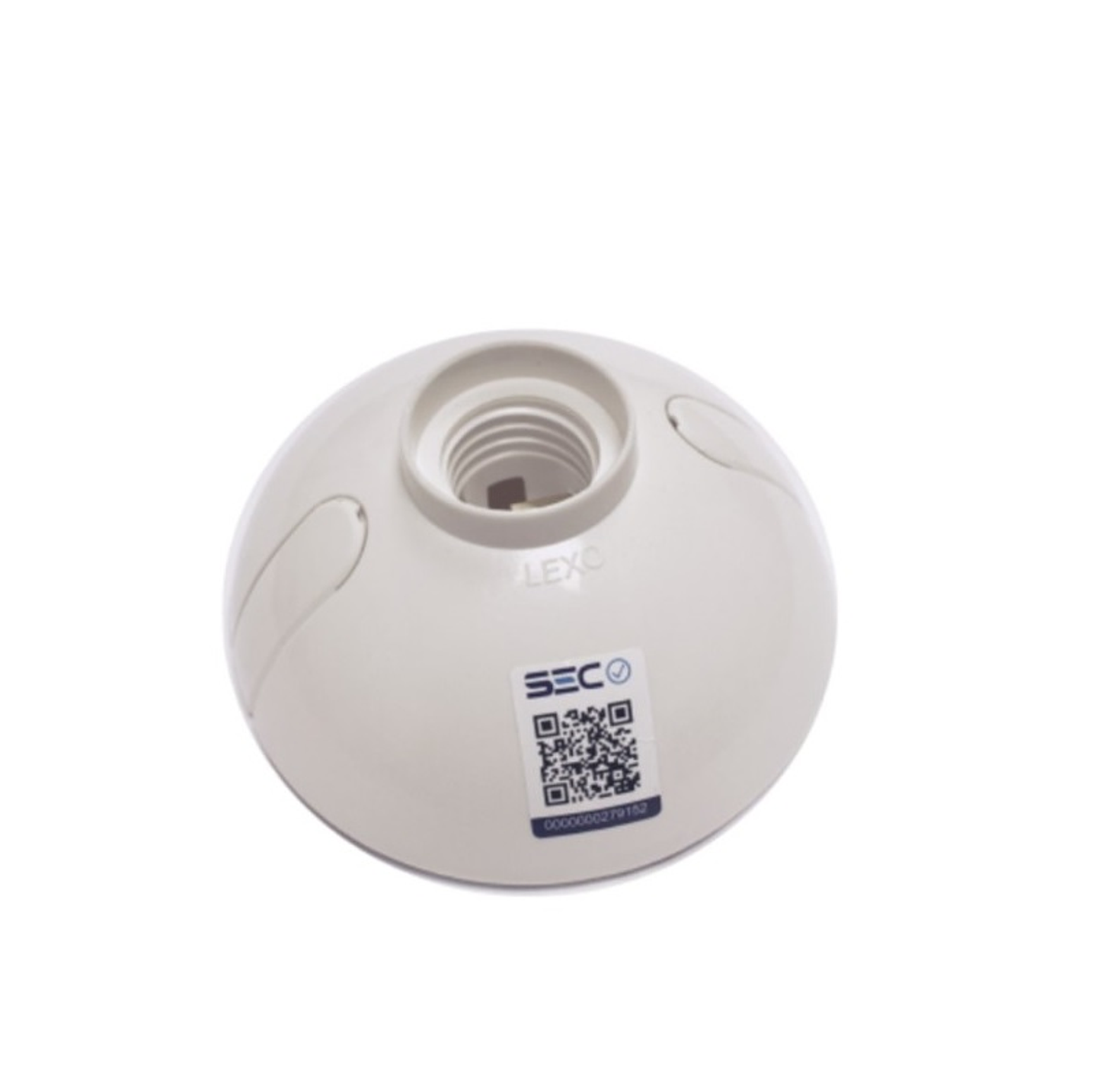 Portalampara Oval Lexo E-27 Blanco 1