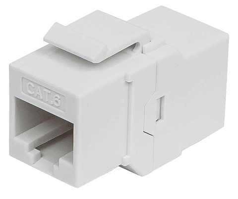 Modulo Rj 45 Cat 6E Blanco