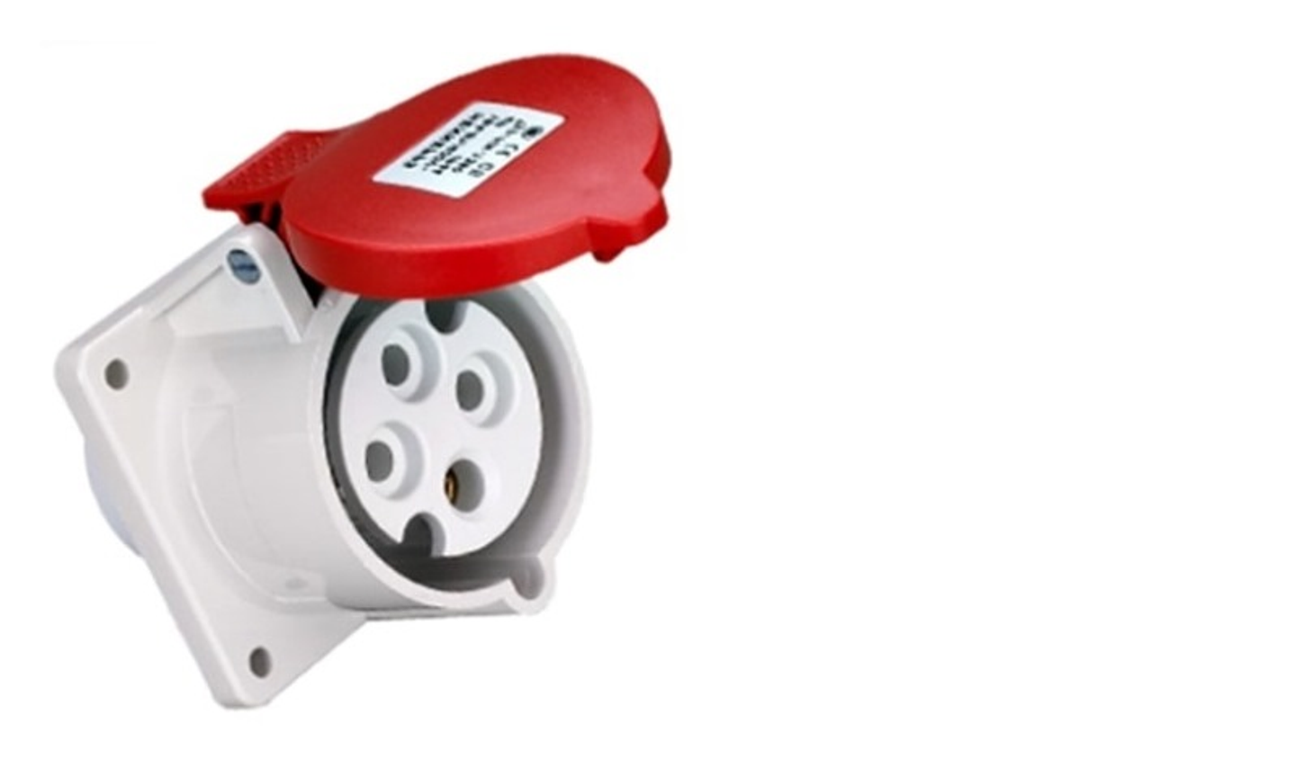 Enchufe Industrial Hembra Emb 4x32A 380V 1