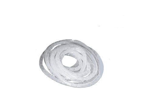 Espiral Plastico 7.5Mm 10M Blanco