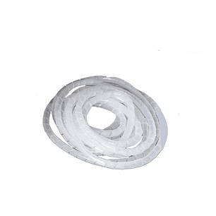 Espiral Plastico 7.5Mm 10M Blanco