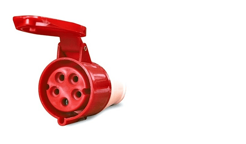 Enchufe Industrial Hembra Vol 5x16A 380V