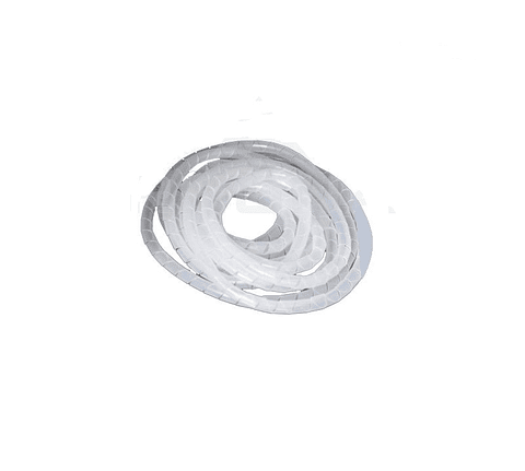 Espiral Plastico 6Mm 10M Blanco