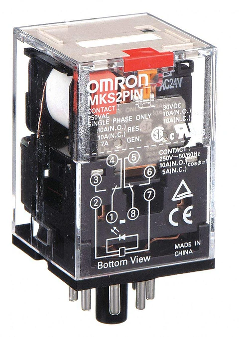 Rele  8 Pin 24Vac Globaltronic