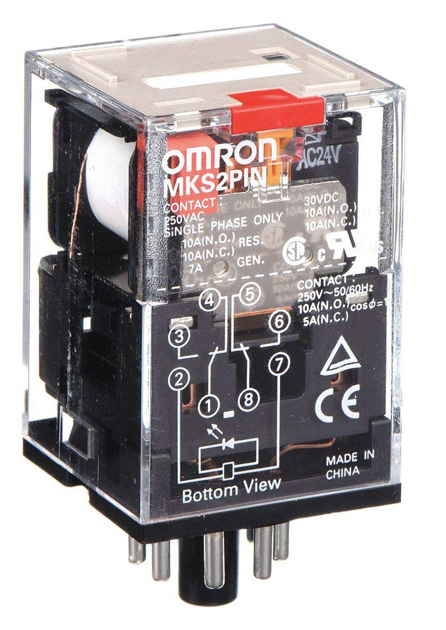 Rele  8 Pin 24Vac Globaltronic 1