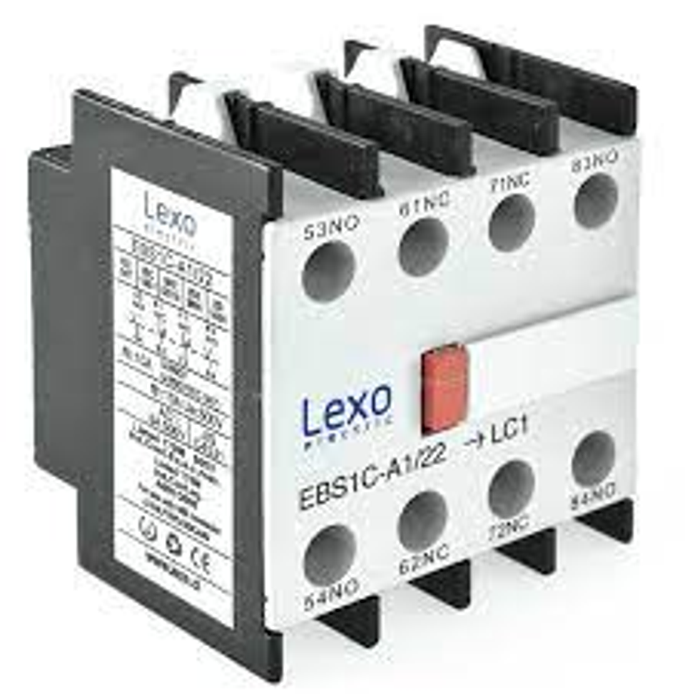 Contacto Auxiliar Contactor 2No+2Nc Lexo 1