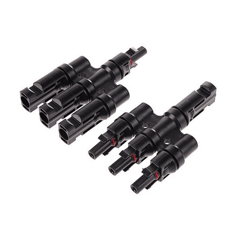 Conector Triple Mc4 Paralelo Par