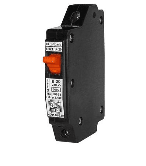 Interruptor Automatico 1X20A Saime Americano