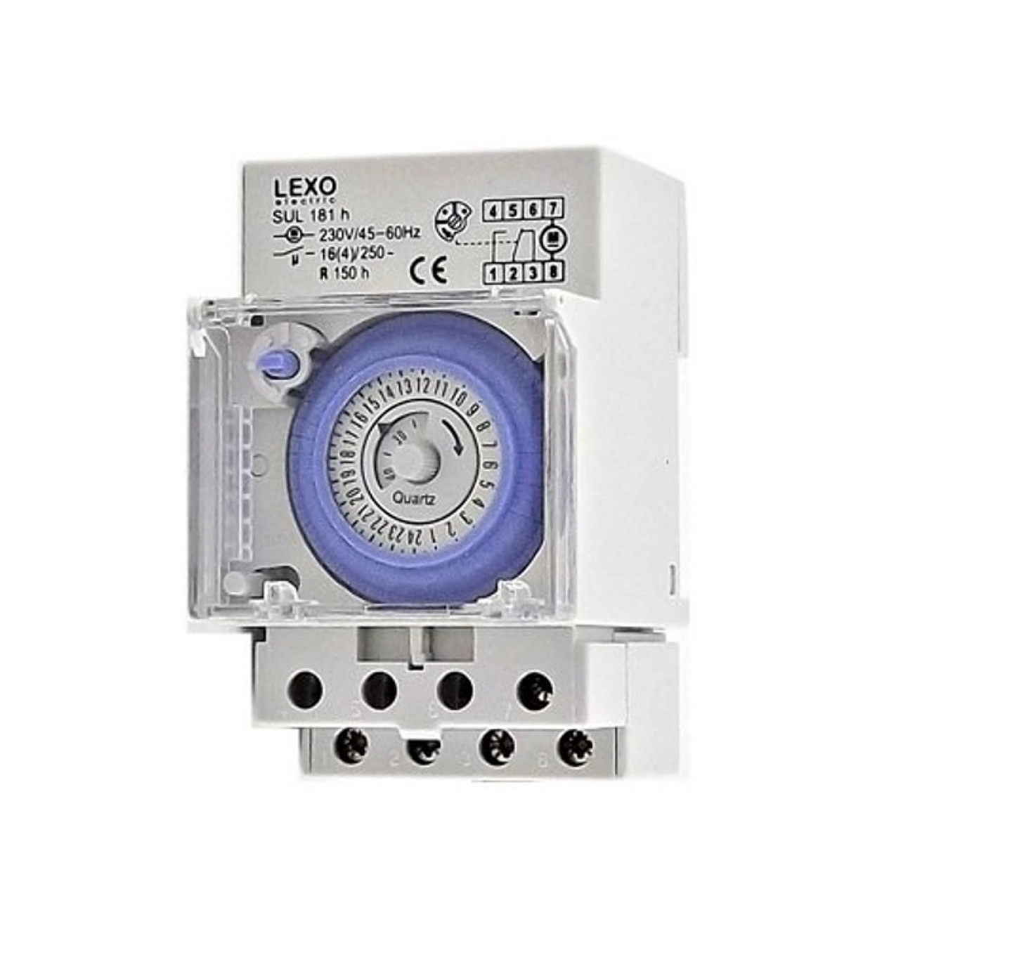 Timer Horario C/Res Analogo Lexo 1