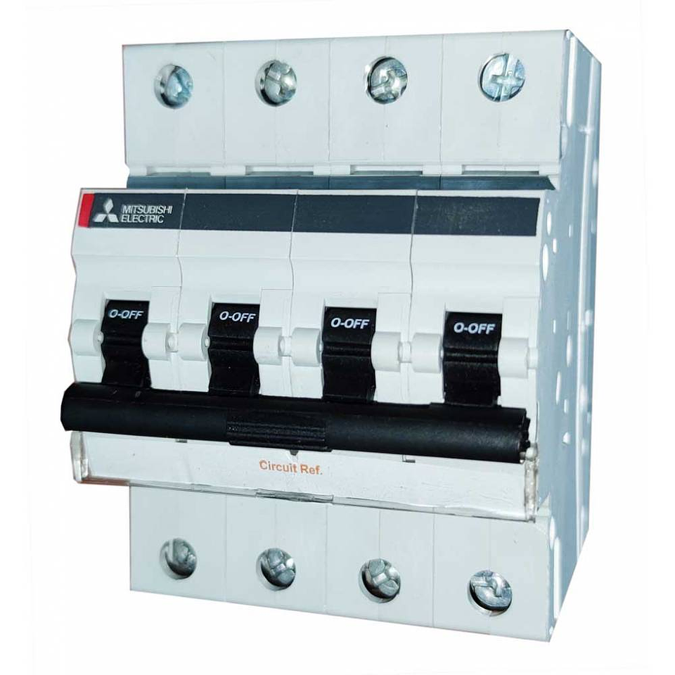 Interruptor Automatico 4X32 C Din 10K Mitsubishi 1