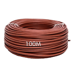 Rollo 100mt cable eva 1.5mm rojo l/h