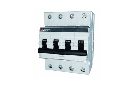 Interruptor Automatico 4X63 C Din 10K Mitsubishi