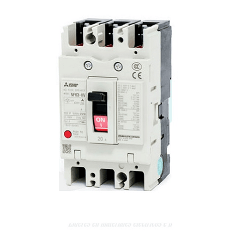 Interruptor Automatico 10A Nf63Hv Caja Moldeada Mitsubishi
