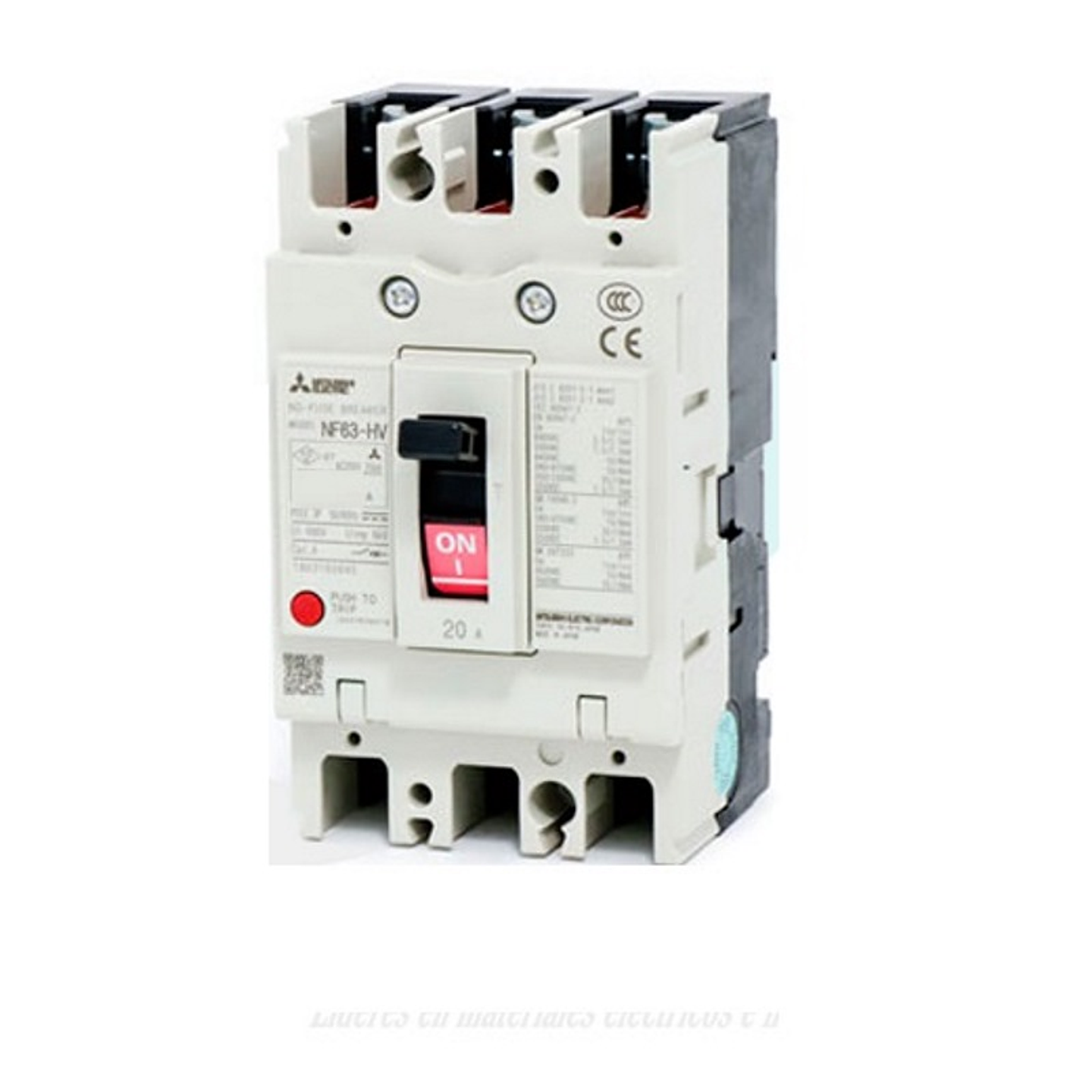 Interruptor Automatico 10A Nf63Hv Caja Moldeada Mitsubishi 1