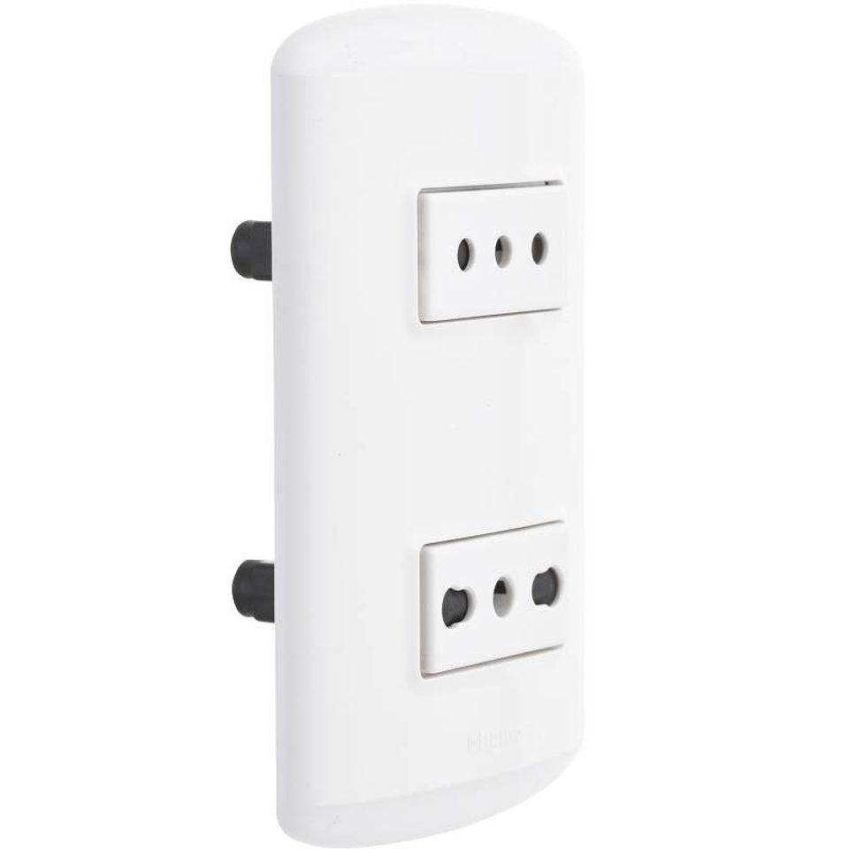 Enchufe Doble Emb 10A Forceman Blco 1