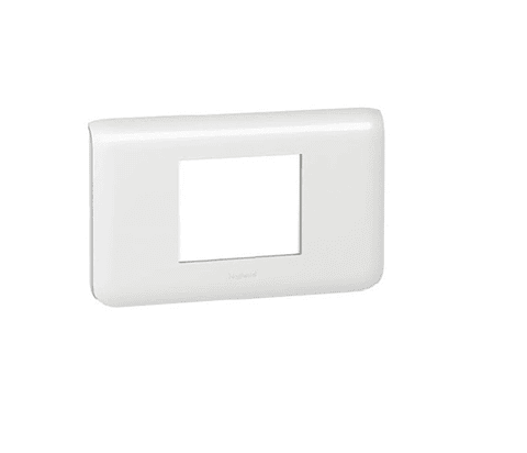 Placa Blanca 2 Modulos Mosaic 78892