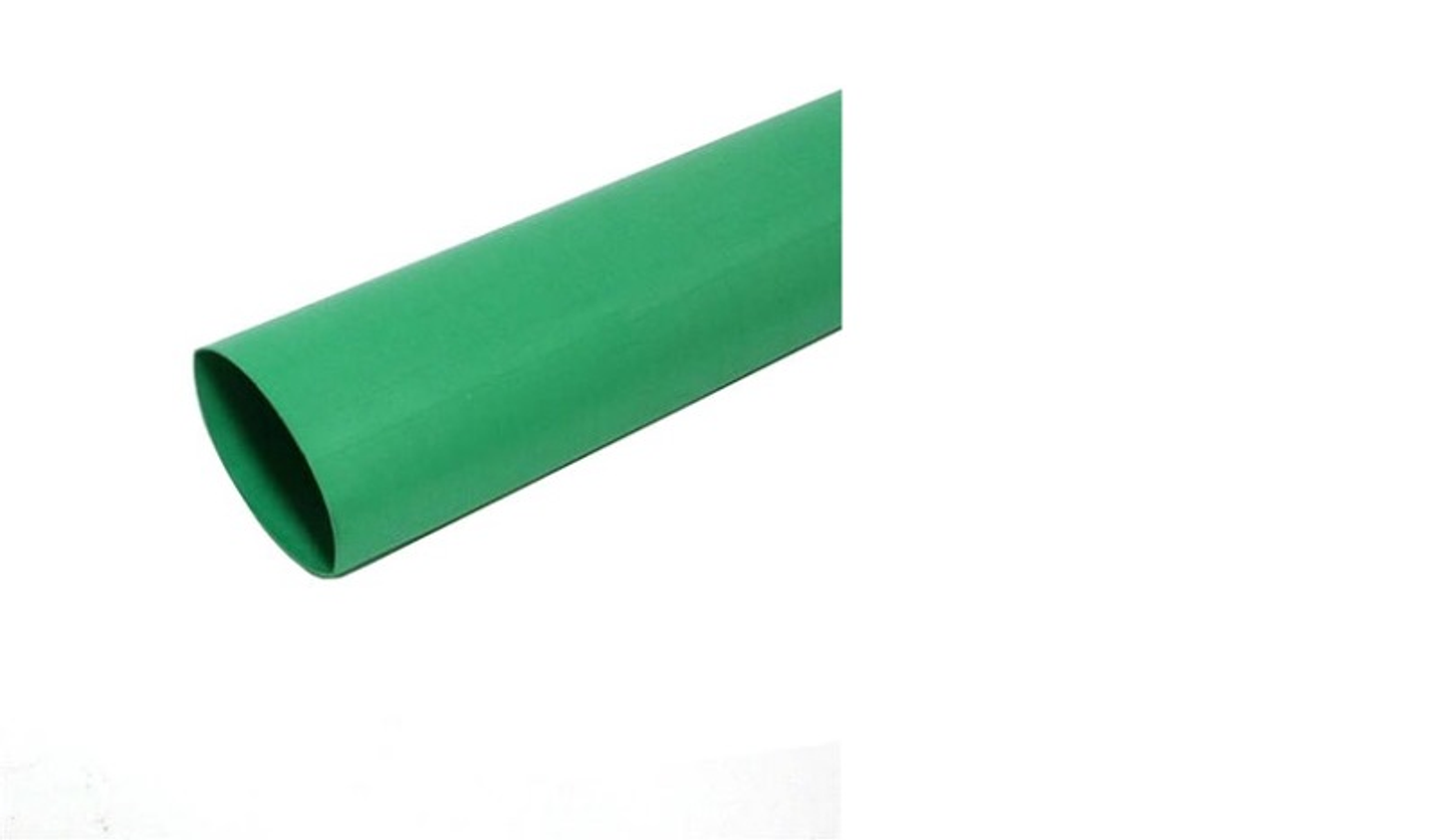 Manga Termocontraible 220/D10mm Verde 1Kv x Mt 1