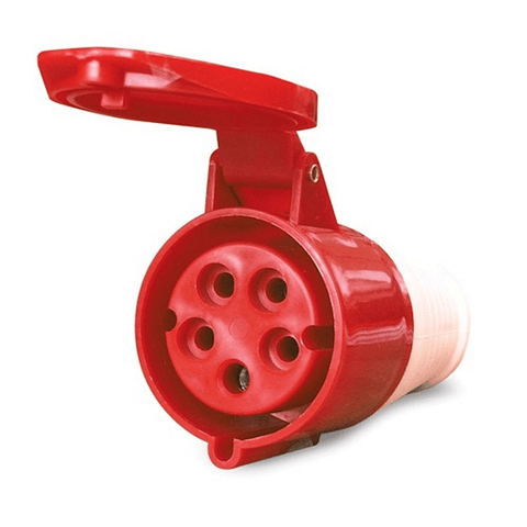 Enchufe Industrial Hembra Vol 5x32A 380V