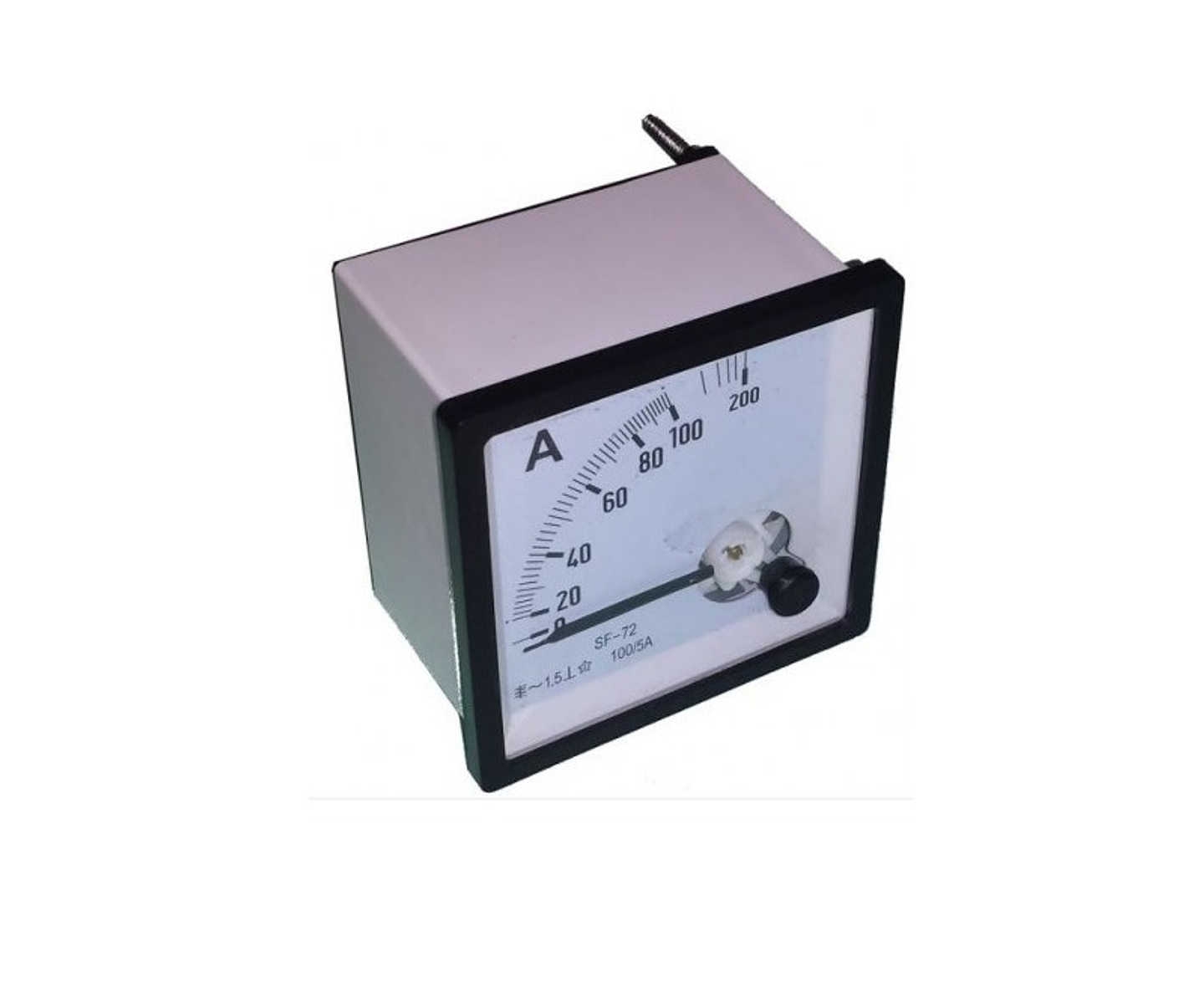 Amperimetro Indirecto 72X72 0-100/200/5A 1