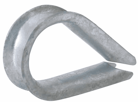 Guardacavo Acero Galv 1/2