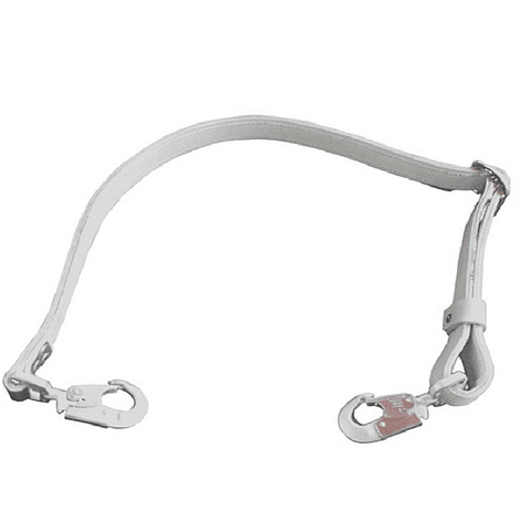 Estrobo Cinturon Cuero Cromo