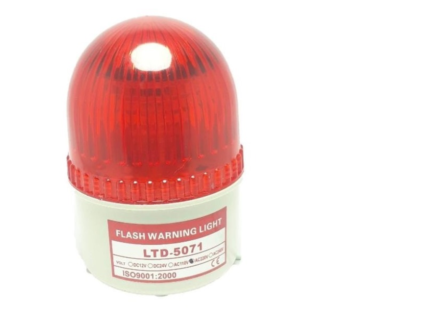 Baliza Roja Led Destellante 220V 1