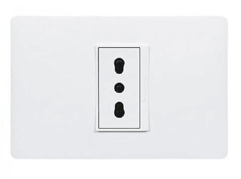 Enchufe Simple embutido 10/16A Luzica Bticino Pu1180