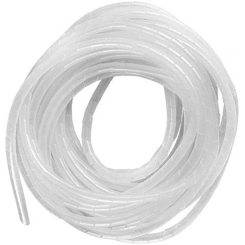 Espiral Plastico 10Mm 10M Blanco