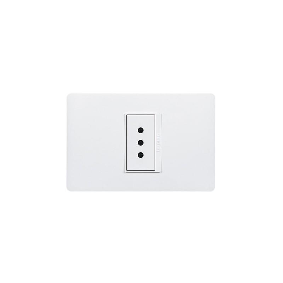 Enchufe Simple embutido 10A Luzica Bticino Pu1113 1