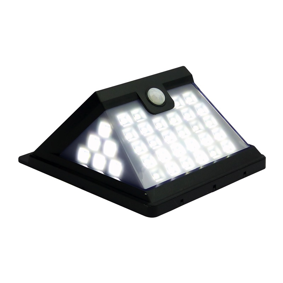 Aplique Solar 40 Led Mini Luz Fija 1