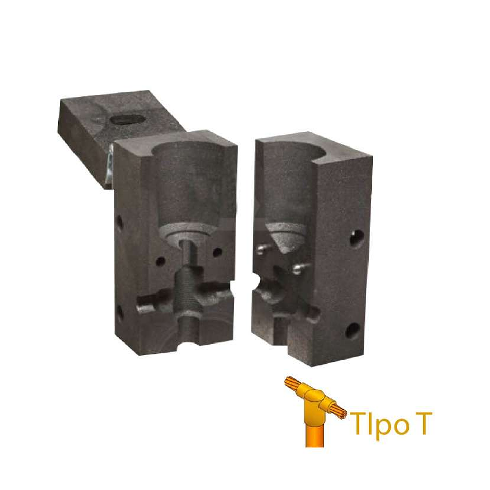 Molde Grafito Tipo T 25Mm 1