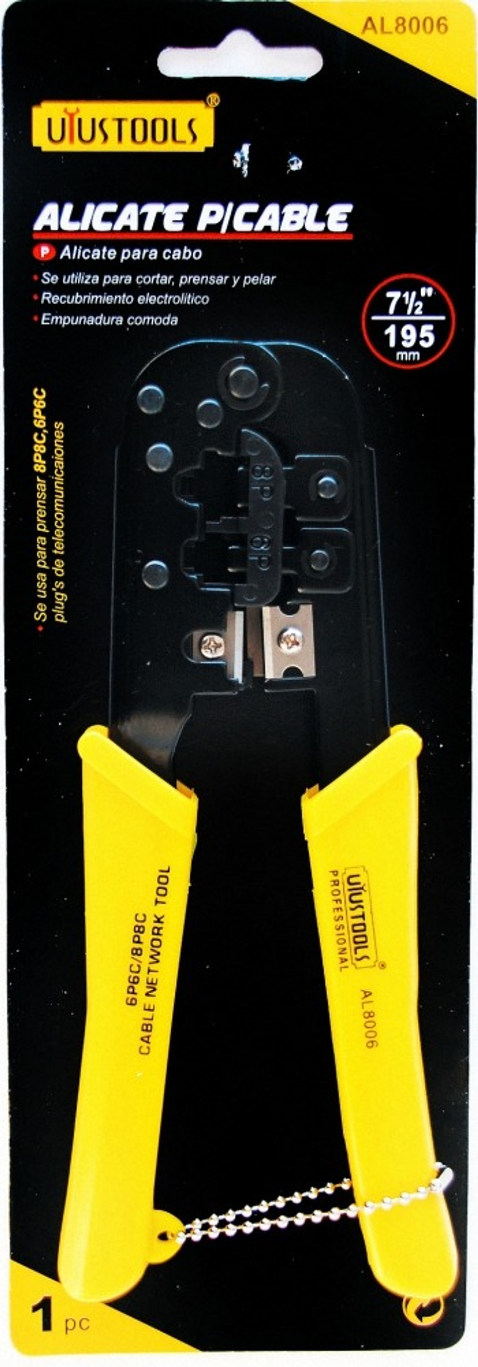 Crimpeadora Rj45 6/8 Posiciones AL8006 Uyustools 1