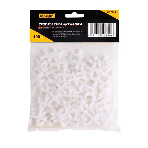Cruz Plastica Para Ceramica 4Mm 100Pcs/Set Uyustools CRZ004