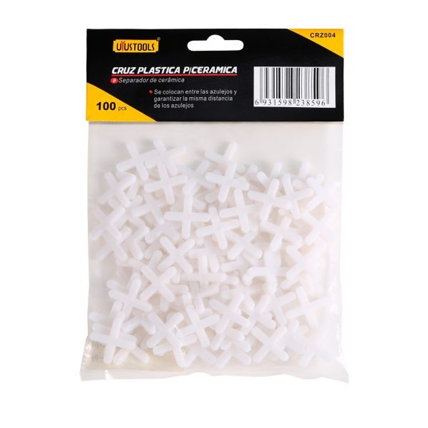 Cruz Plastica Para Ceramica 4Mm 100Pcs/Set Uyustools CRZ004 1