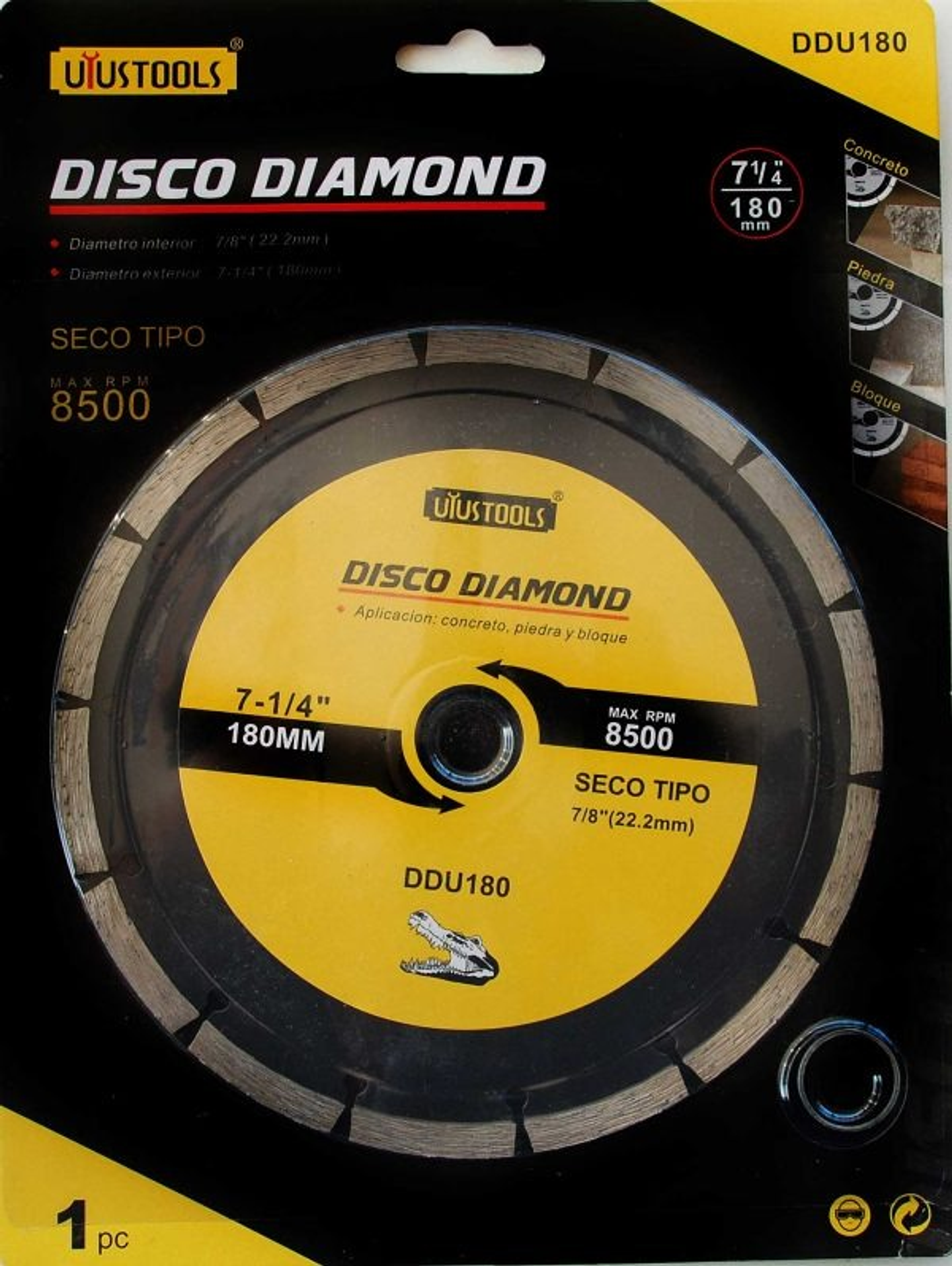 Disco Diamond 180 Seco Uyustools DDU180 1