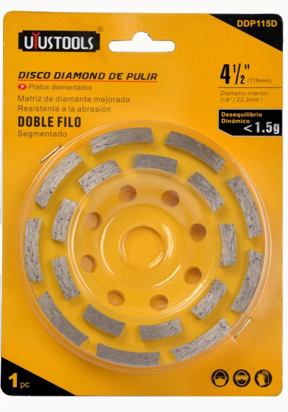 Disco Diamond De Pulir 115Mm Seco DDP115 1