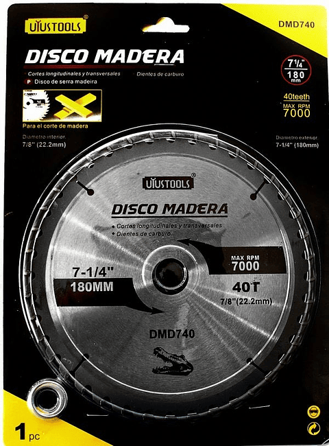 Disco Madera 180 X 40T DMD740