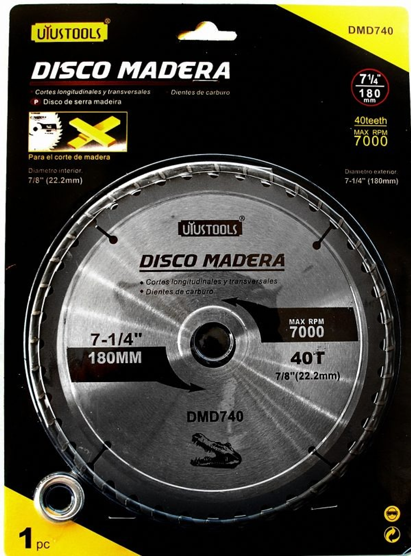 Disco Madera 180 X 40T DMD740 1