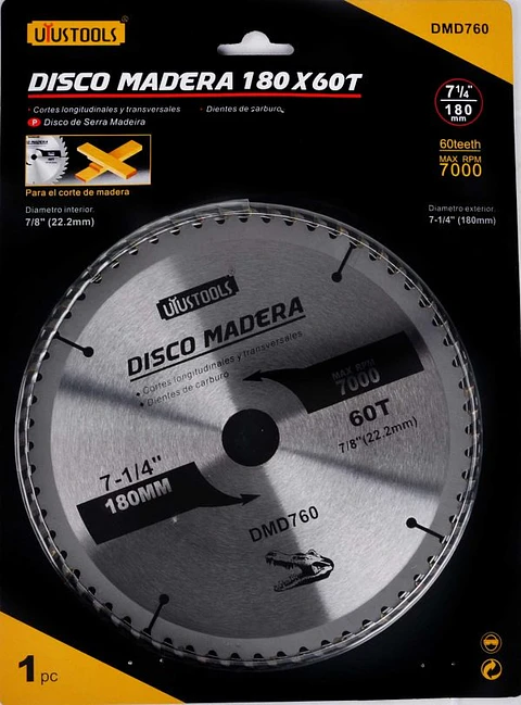 Disco Madera 180 X 60T DMD760