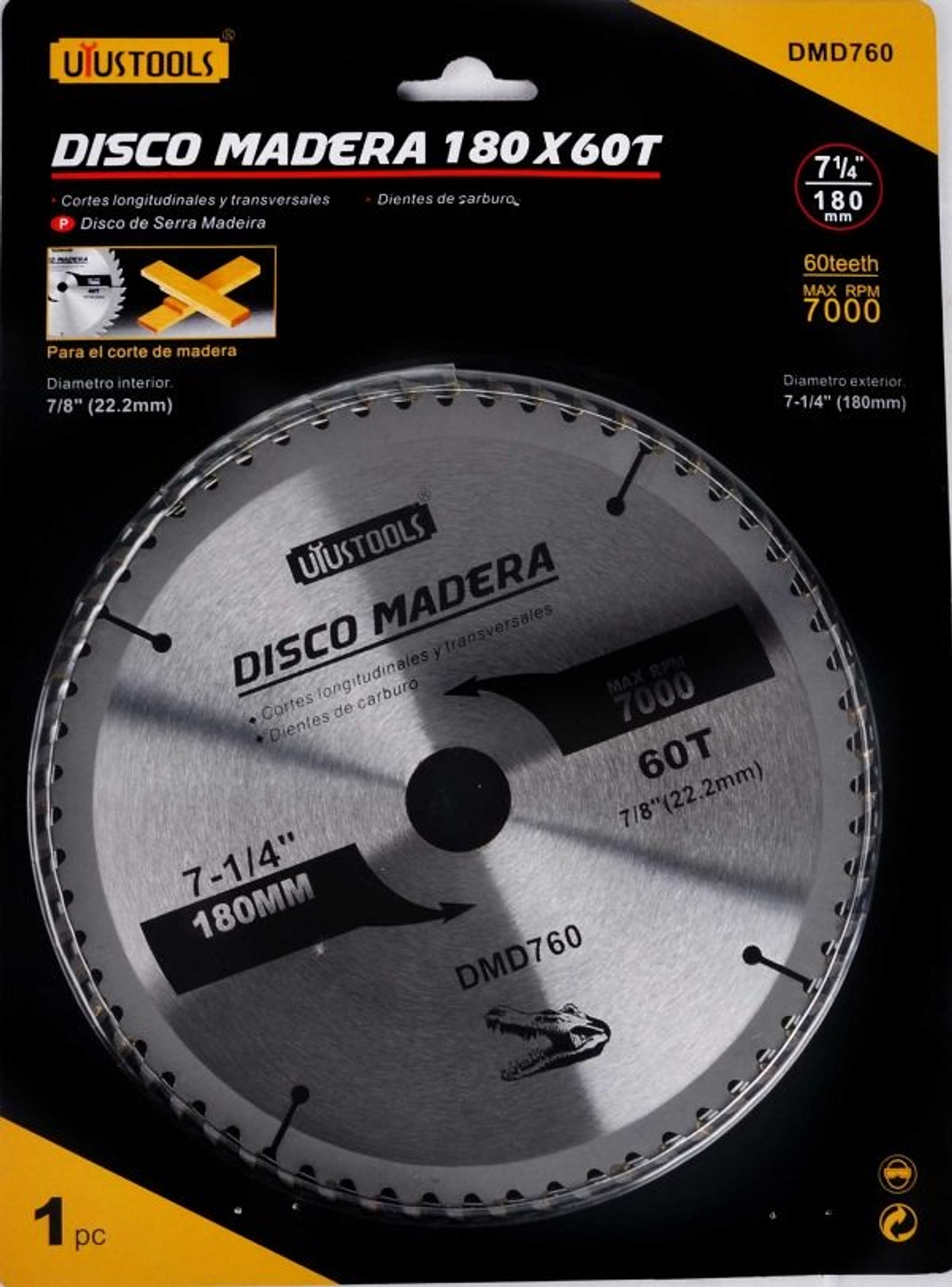 Disco Madera 180 X 60T DMD760 1