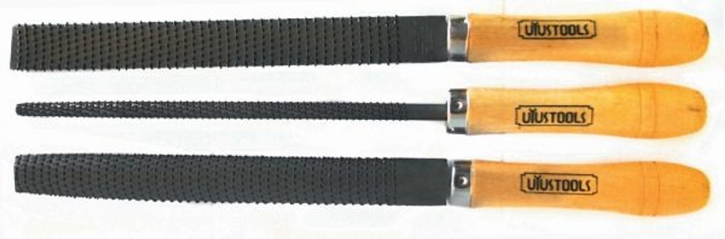 Escofina Mango Madera 3Pcs X 8