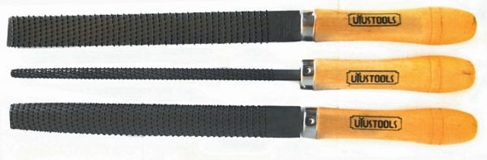 Escofina Mango Madera 3Pcs X 8